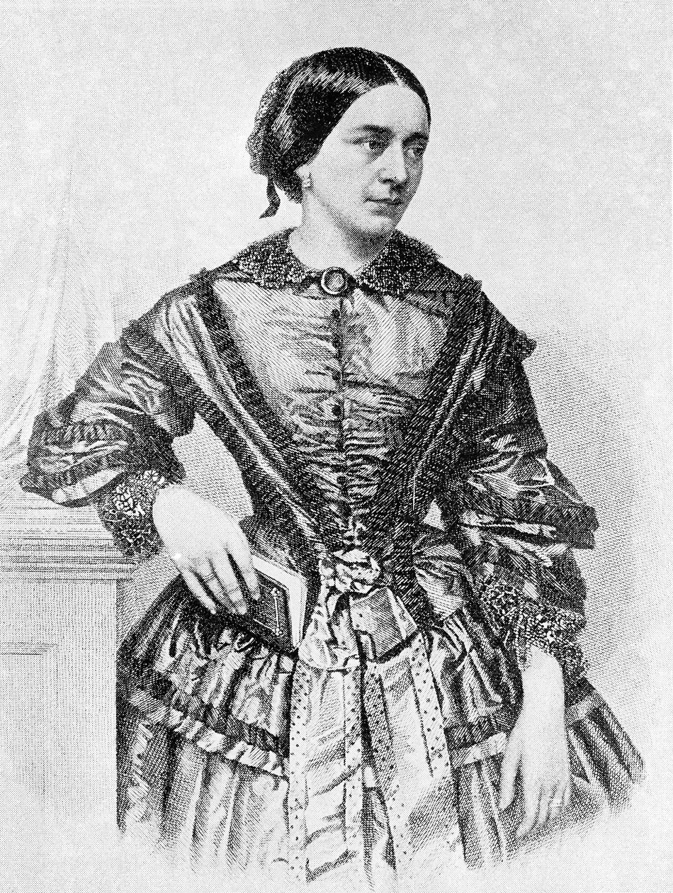 Clara Schumann, hustru til Robert Schumann af Unknown
