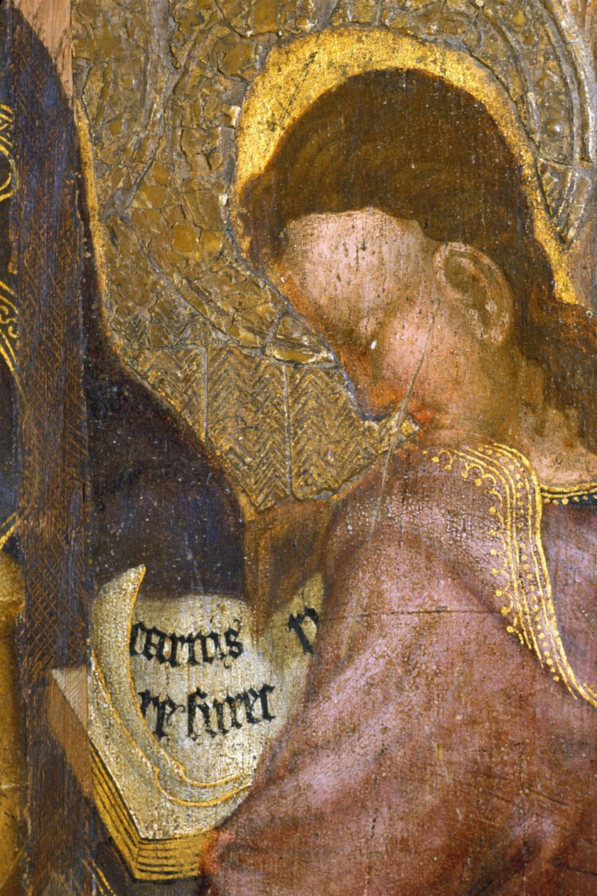 Picardie 080 - Laon - Museum - "" The Apotres"" (detalje) - Master of the Hours of Rohan - oliemaleri på egetræ fra det 15. århundrede af Unknown