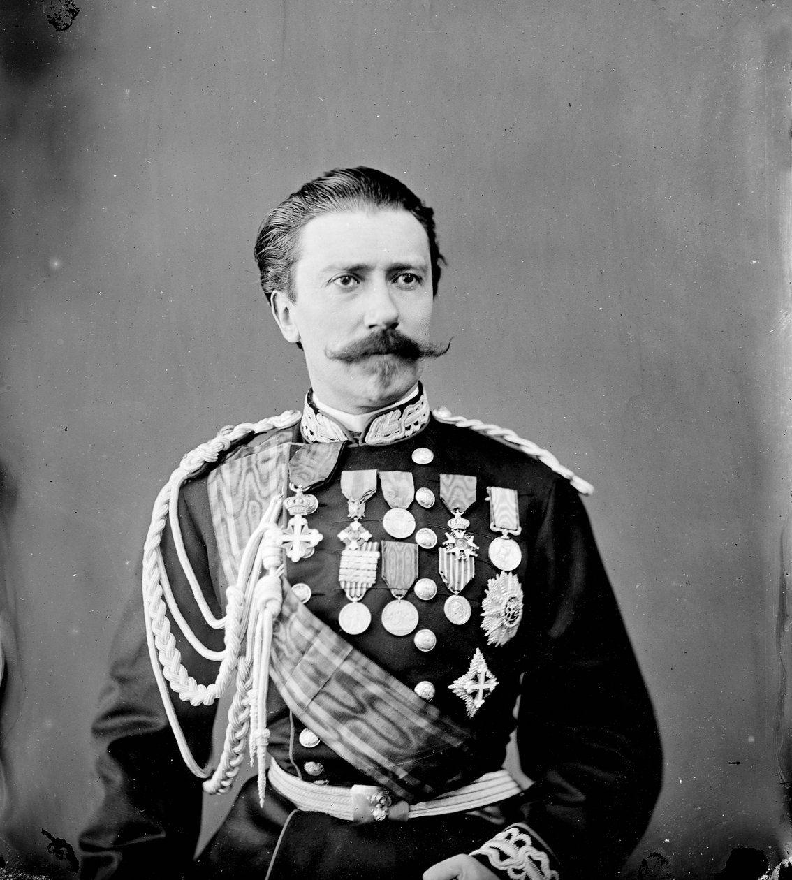 Portræt af general Hector Bertolè-Viale (1829 - 1892), krigsminister i Kongeriget Italien af Unknown