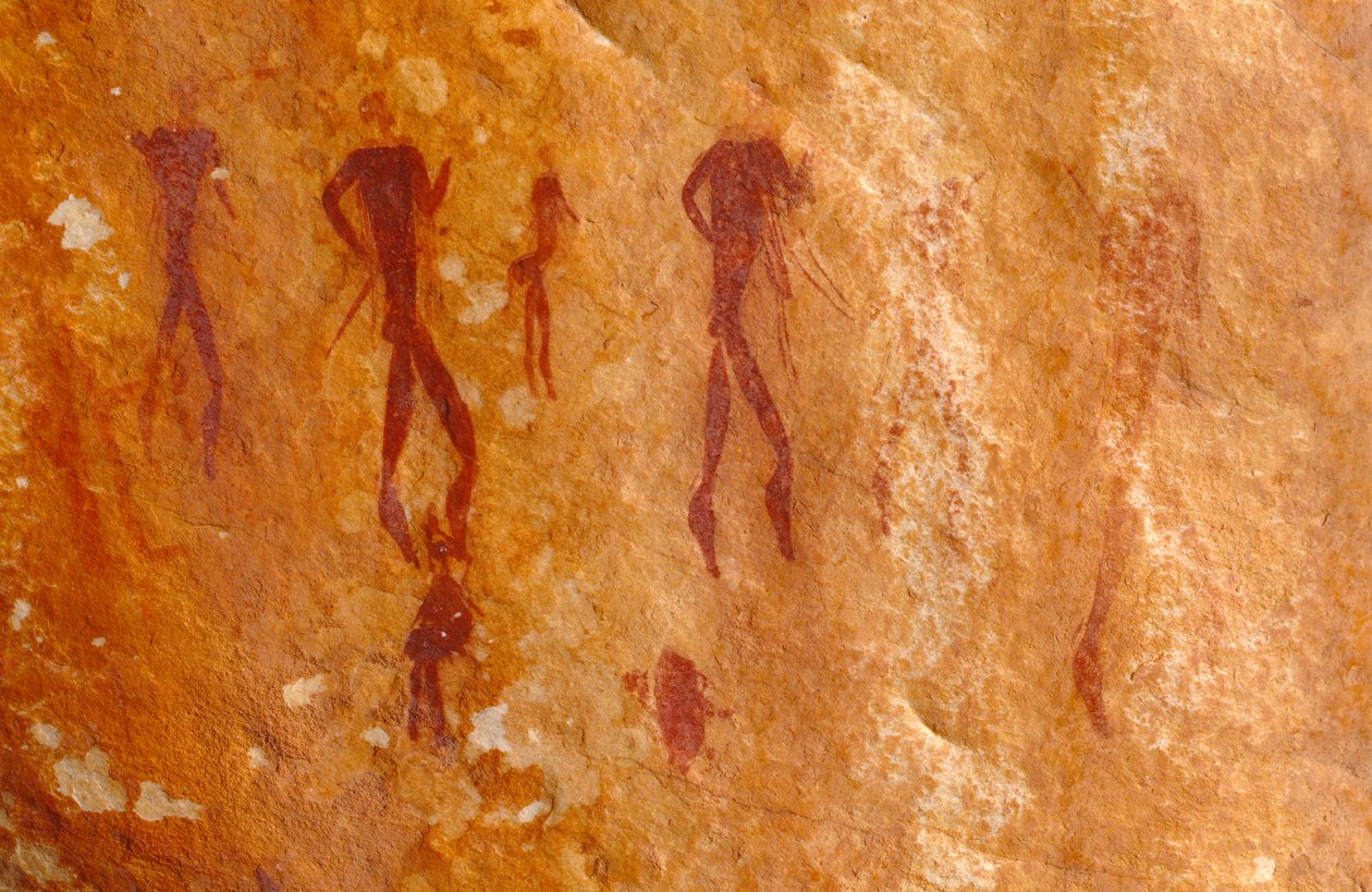 San (Bushmen) klippemalerier, Cedarburg, Western Cape af Unknown