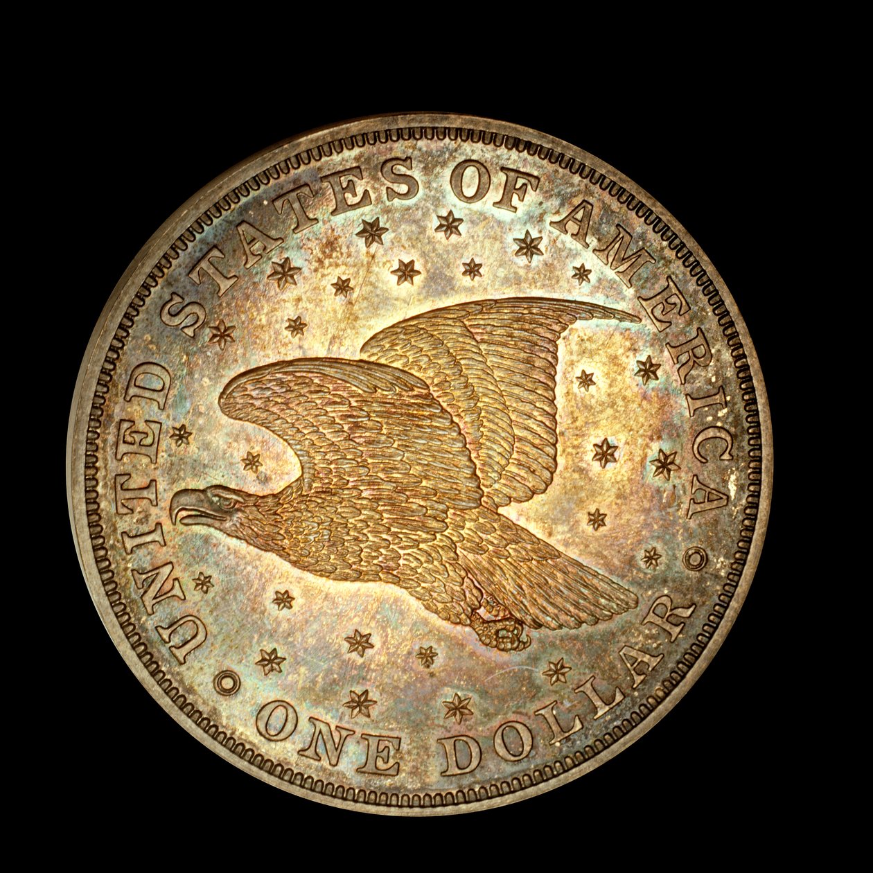 Silver Pattern One Dollar Coin, USA, præsident Andrew Jackson, 1837-1841 AD af Unknown