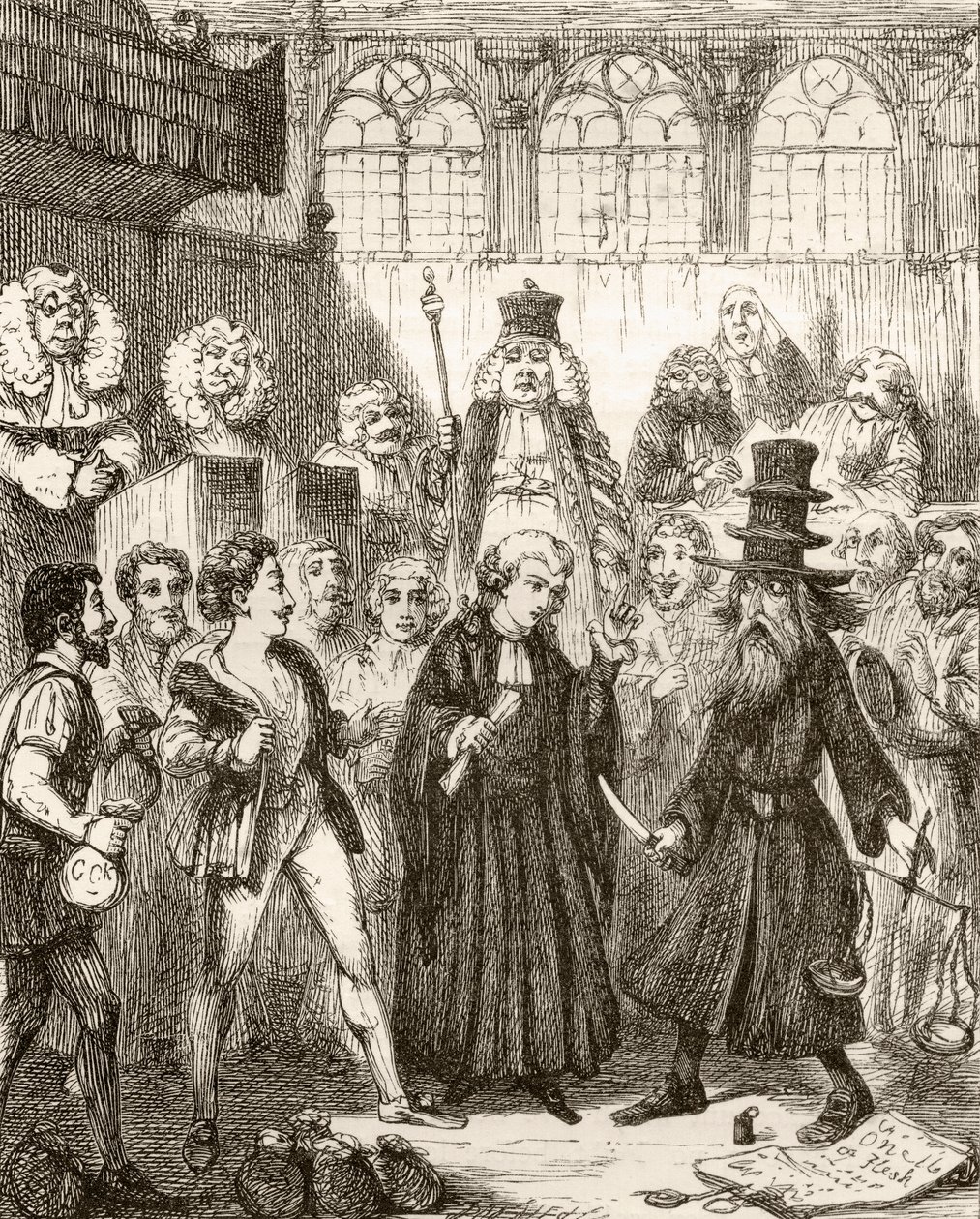 Illustration efter George Cruikshank til digtet 