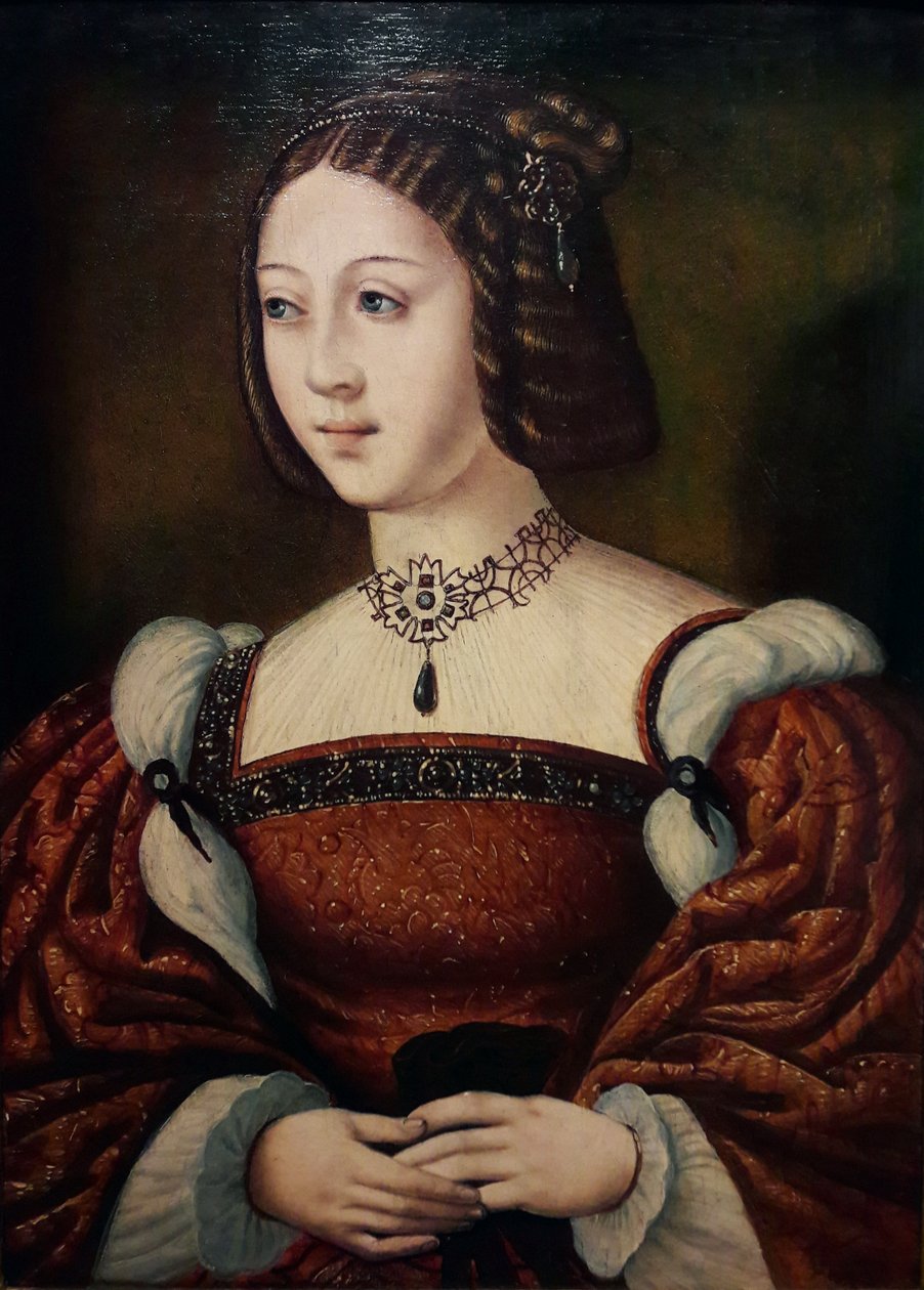 Portræt af Isabella af Portugal (1503-1539) af Anonymous