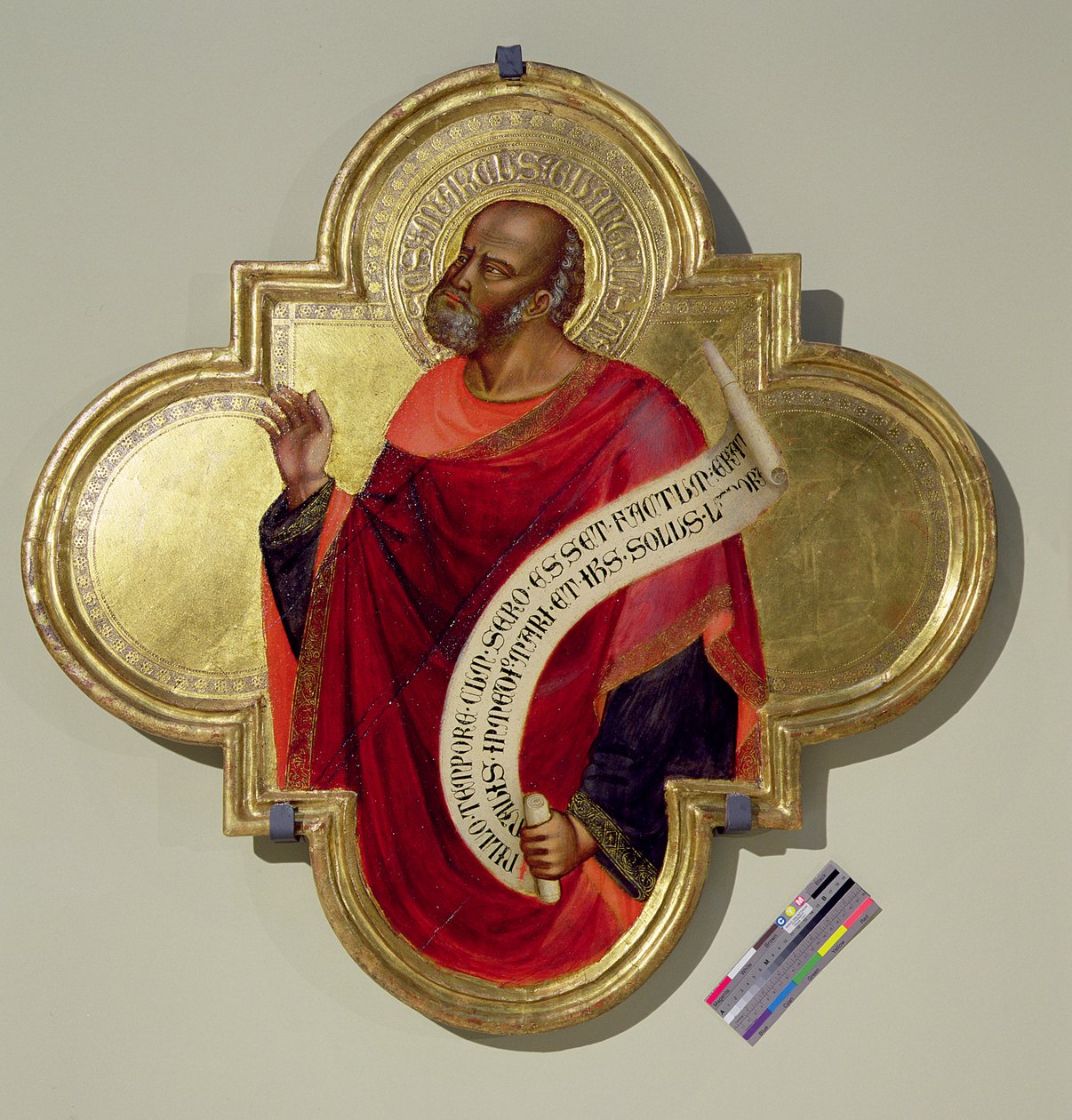 Matthæus (tempera og guld på panel) af Bicci di Lorenzo