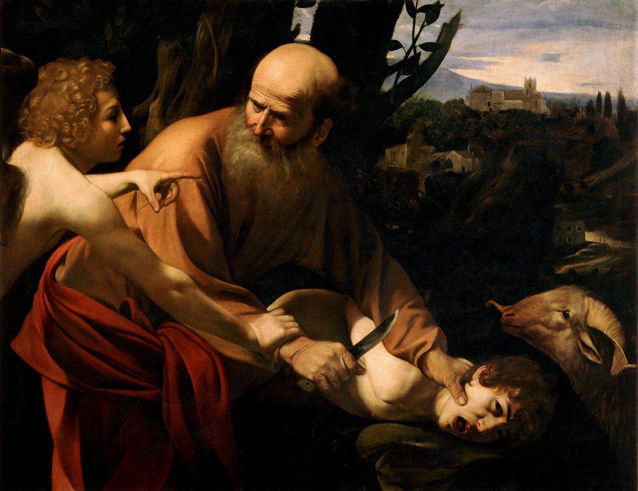 Offer af Isak af Michelangelo Merisi Caravaggio