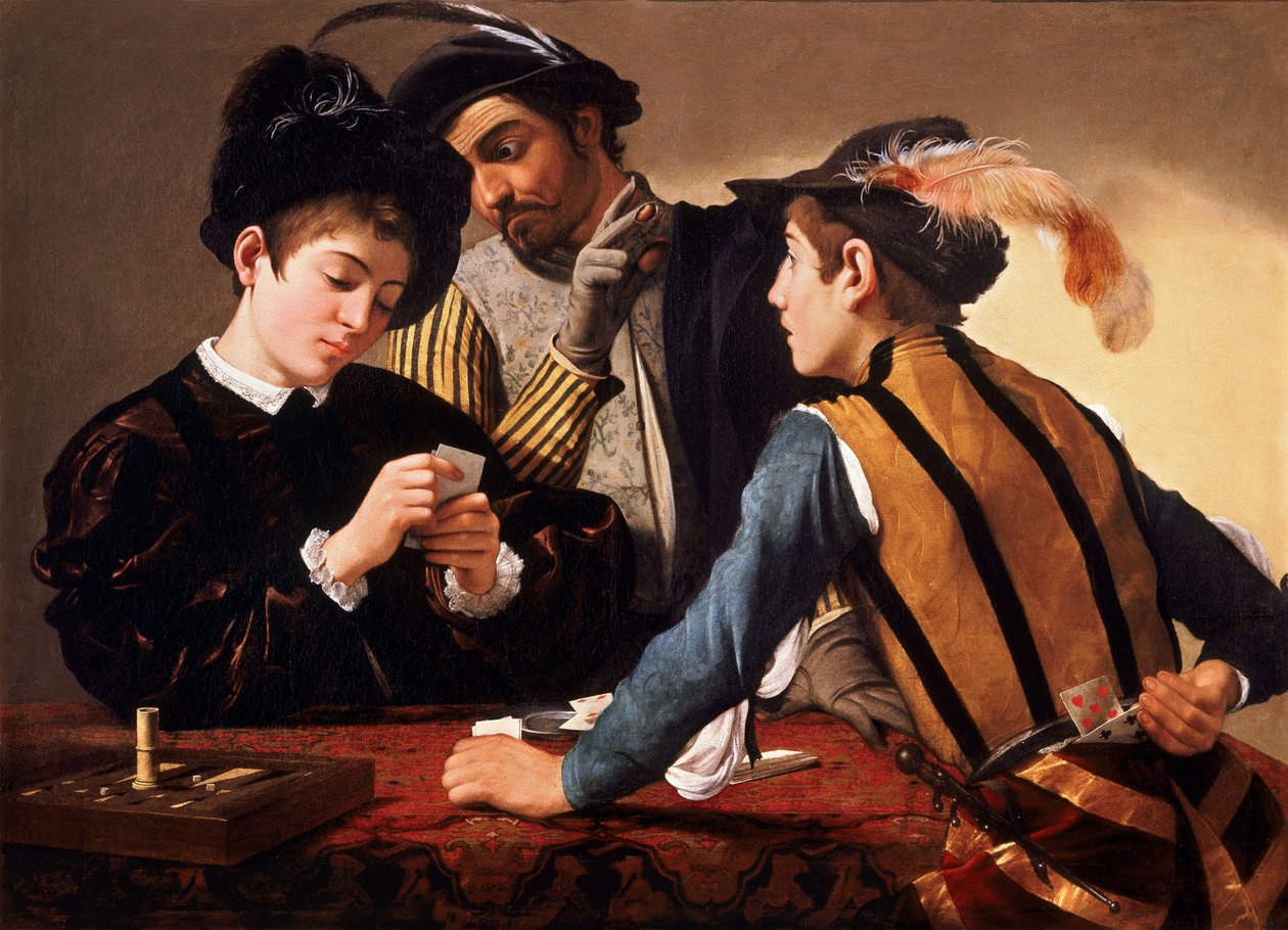 Kortskarperne af Michelangelo Merisi Caravaggio