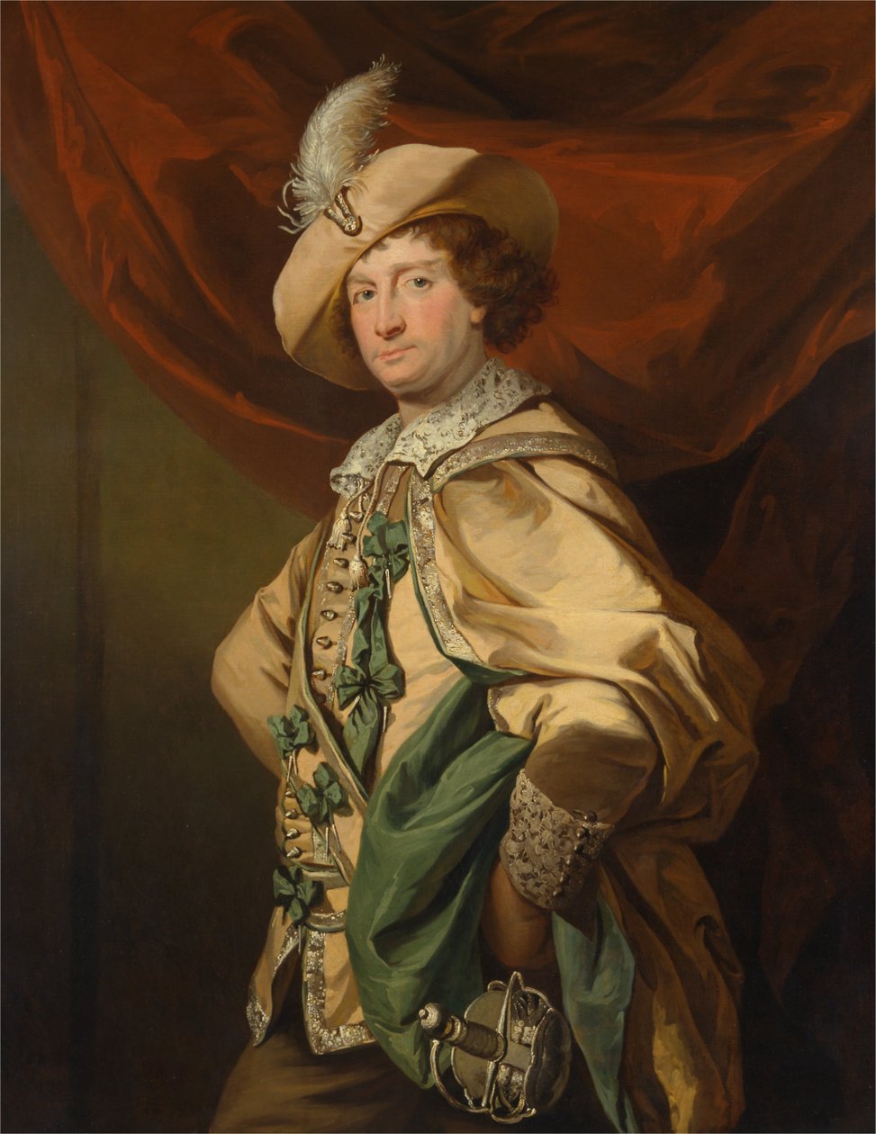 Henry Woodward som Petruchio i Catherine og Petruchio, en version af Garrick fra The Taming of the Shrew af Garrick