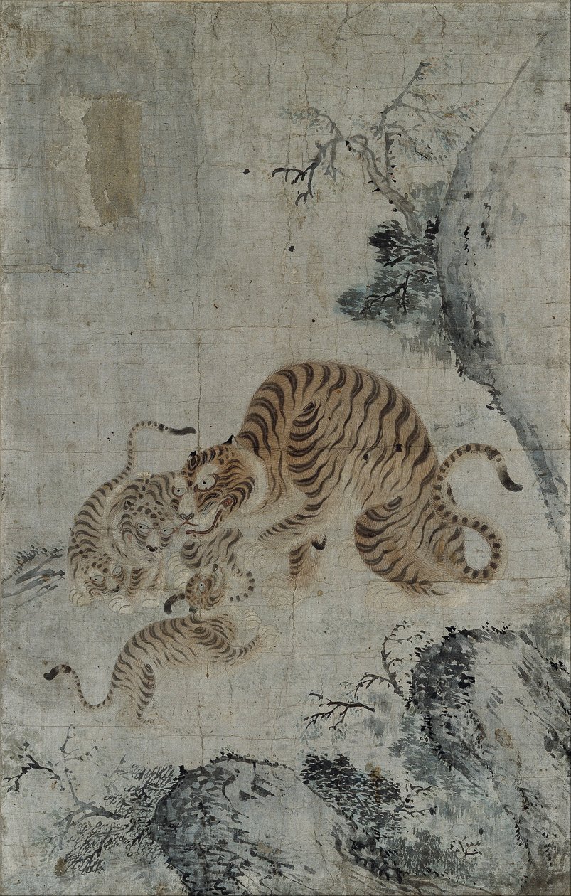 Familie af tigre af Korea
