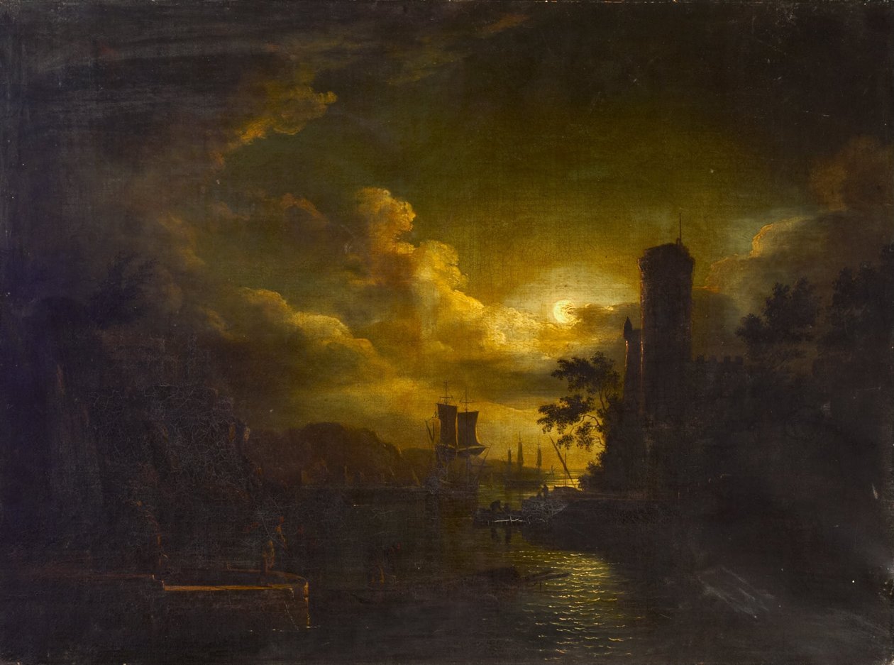 Coast Scene af Moonlight af Moonlight