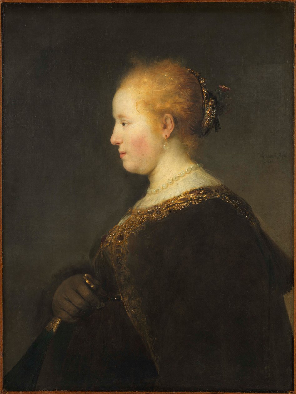 Ung kvinde i profil af Rembrandt van Rijn