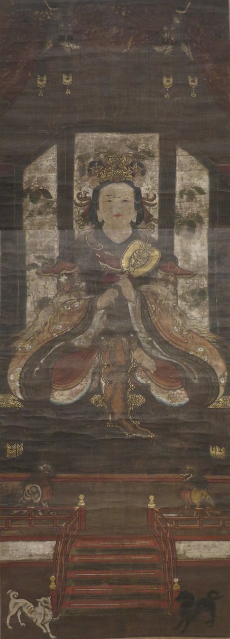 Niu Myōjin (gudinde for Mount Kōya) af Unknown