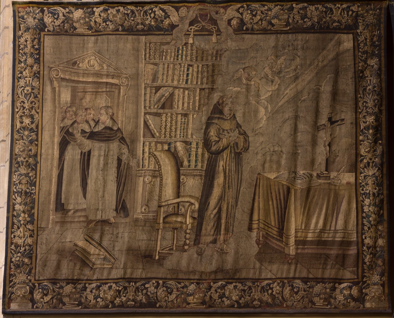 Saint Bonaventure i bønner af Unknown