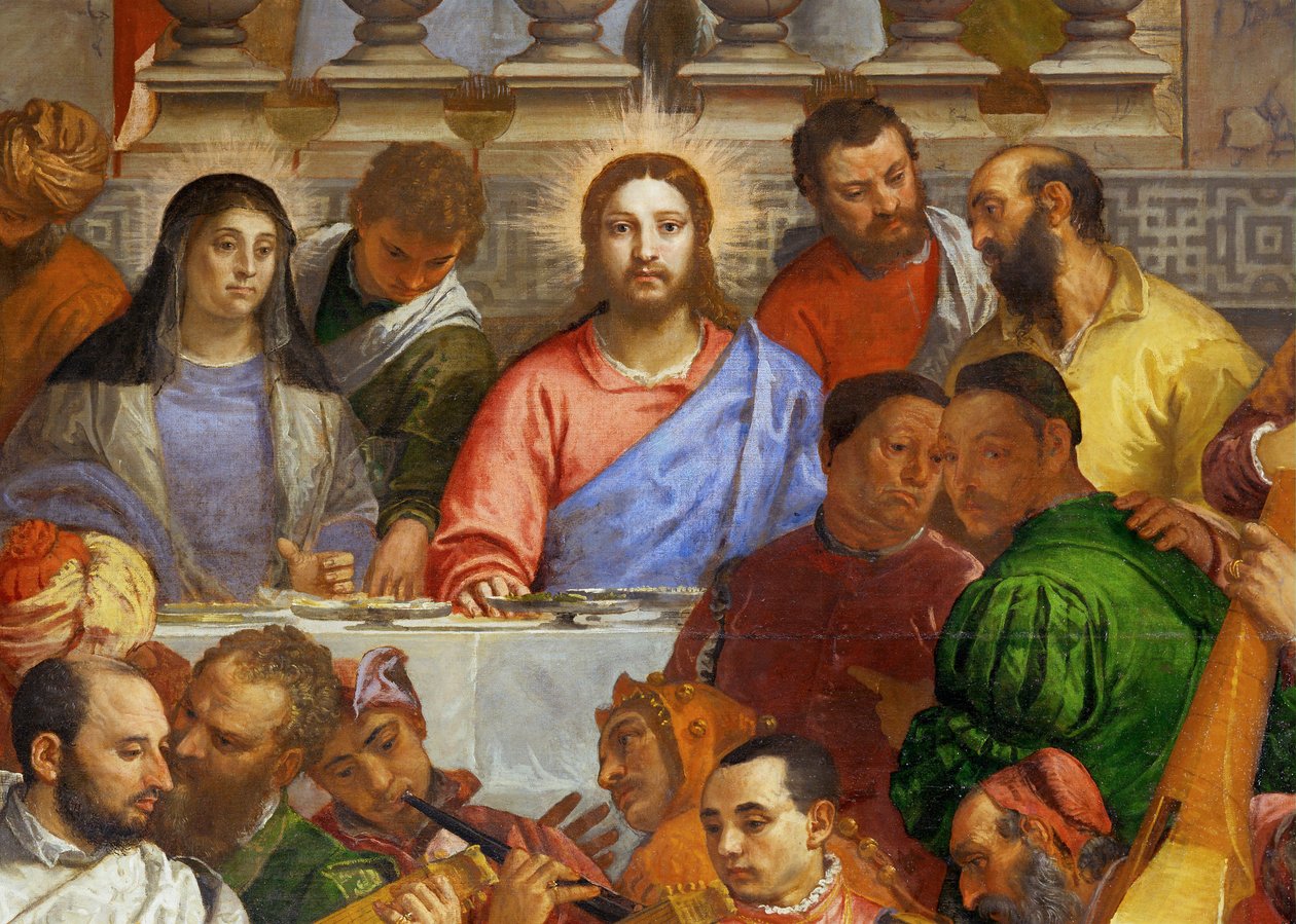 Brylluppet på Cana ... af (1528 88) Veronese