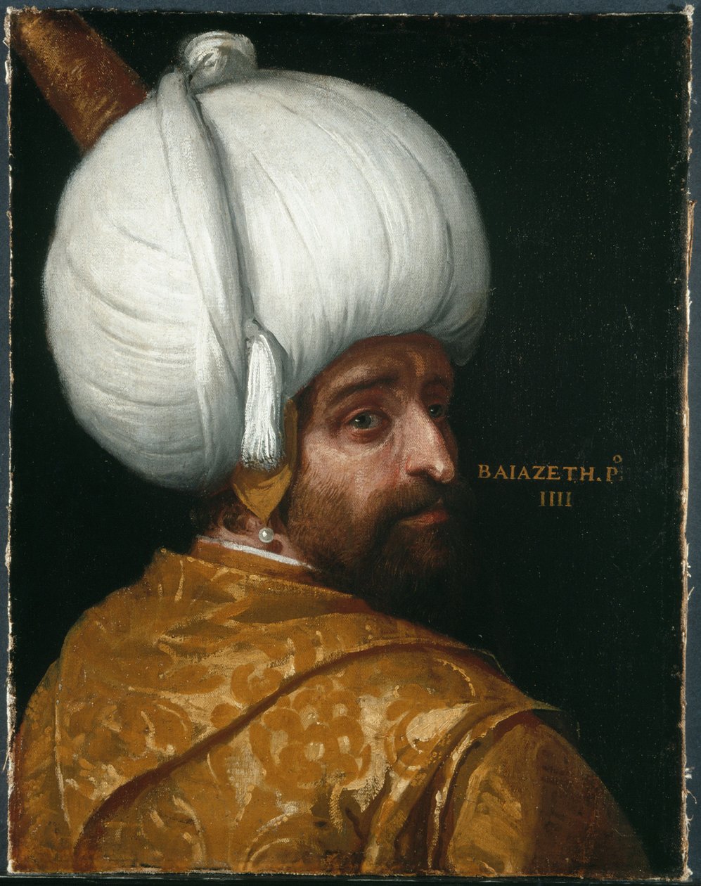 Bayezid I (olie på lærred) af Veronese