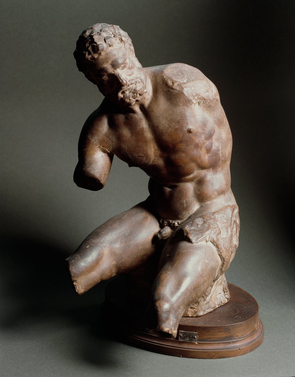 Mandlig torso. Skulptur af Giambologna