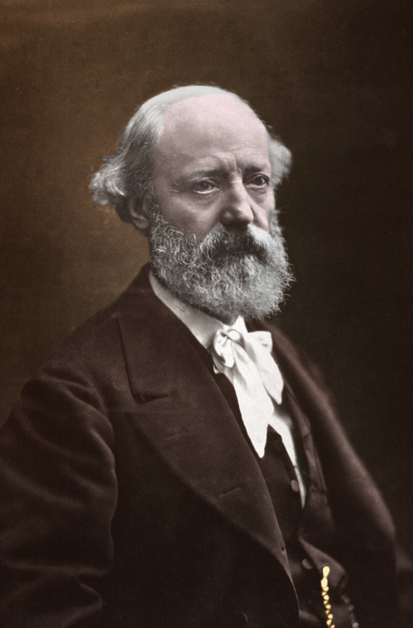 Eugene Viollet Le Duke, ca. 1870-1875 (s/h-foto) af Nadar