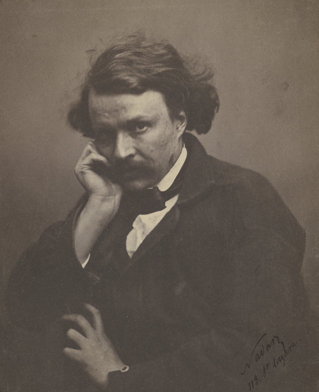 Selvportræt, ca. 1855 (s/h-billede) af Nadar