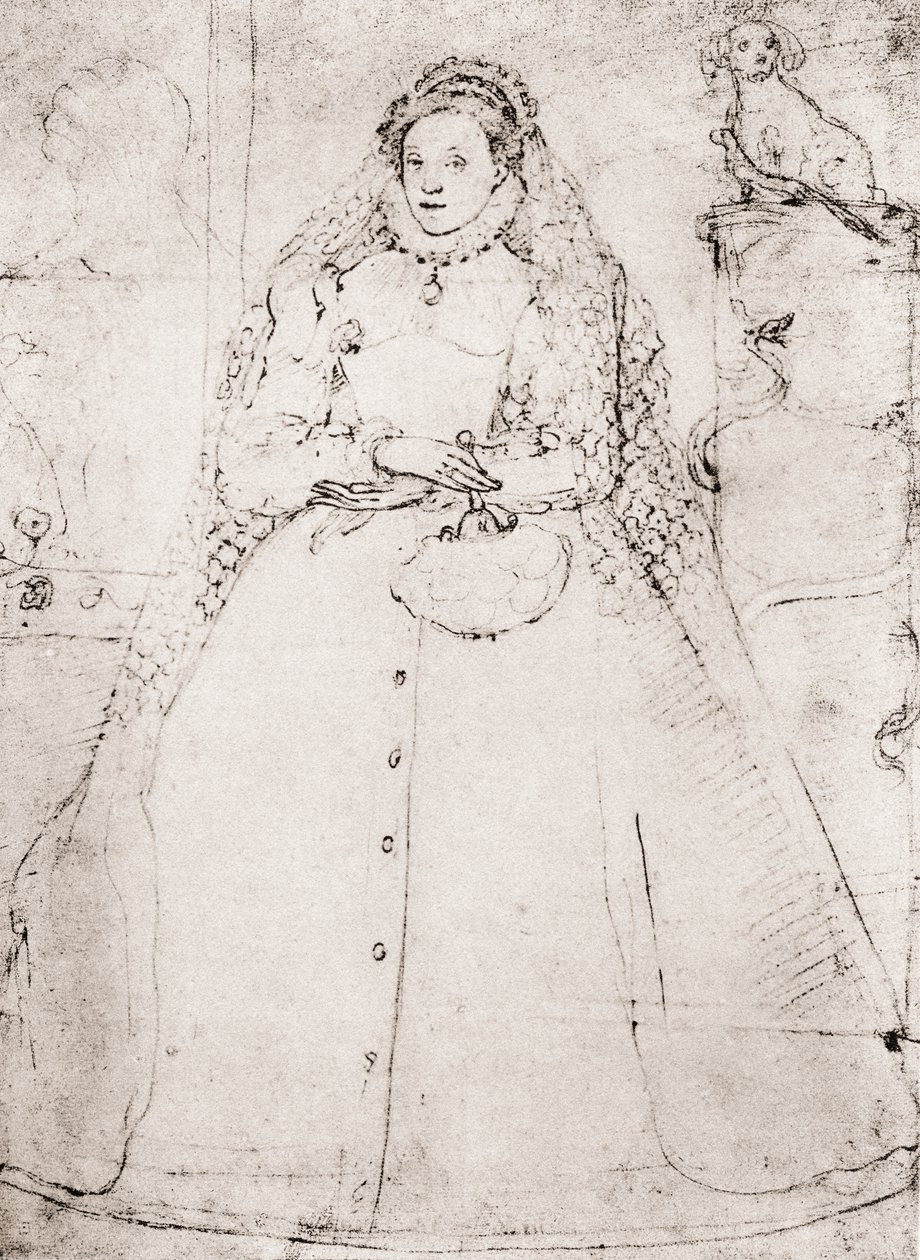 Elizabeth I (litho) af (after) English School