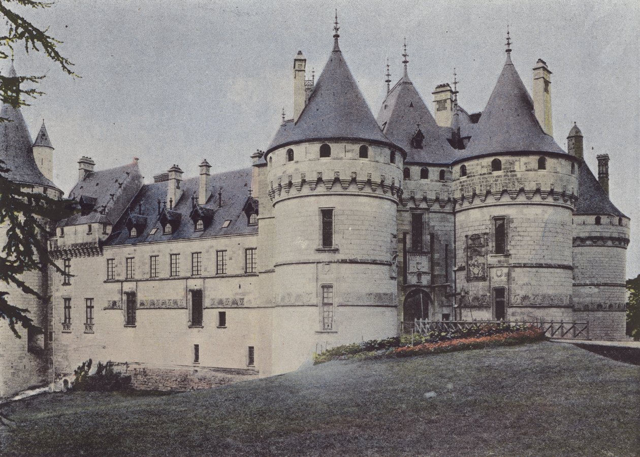 Chateau de Chaumont (farvet foto) af (after) French Photographer