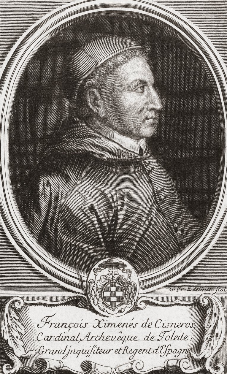 Francisco Jiménez de Cisneros. Portræt af (after) French School