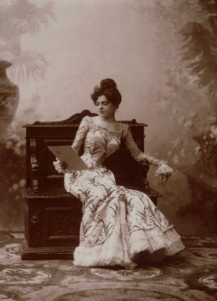 Skuespillerinde af teatret af Unknown