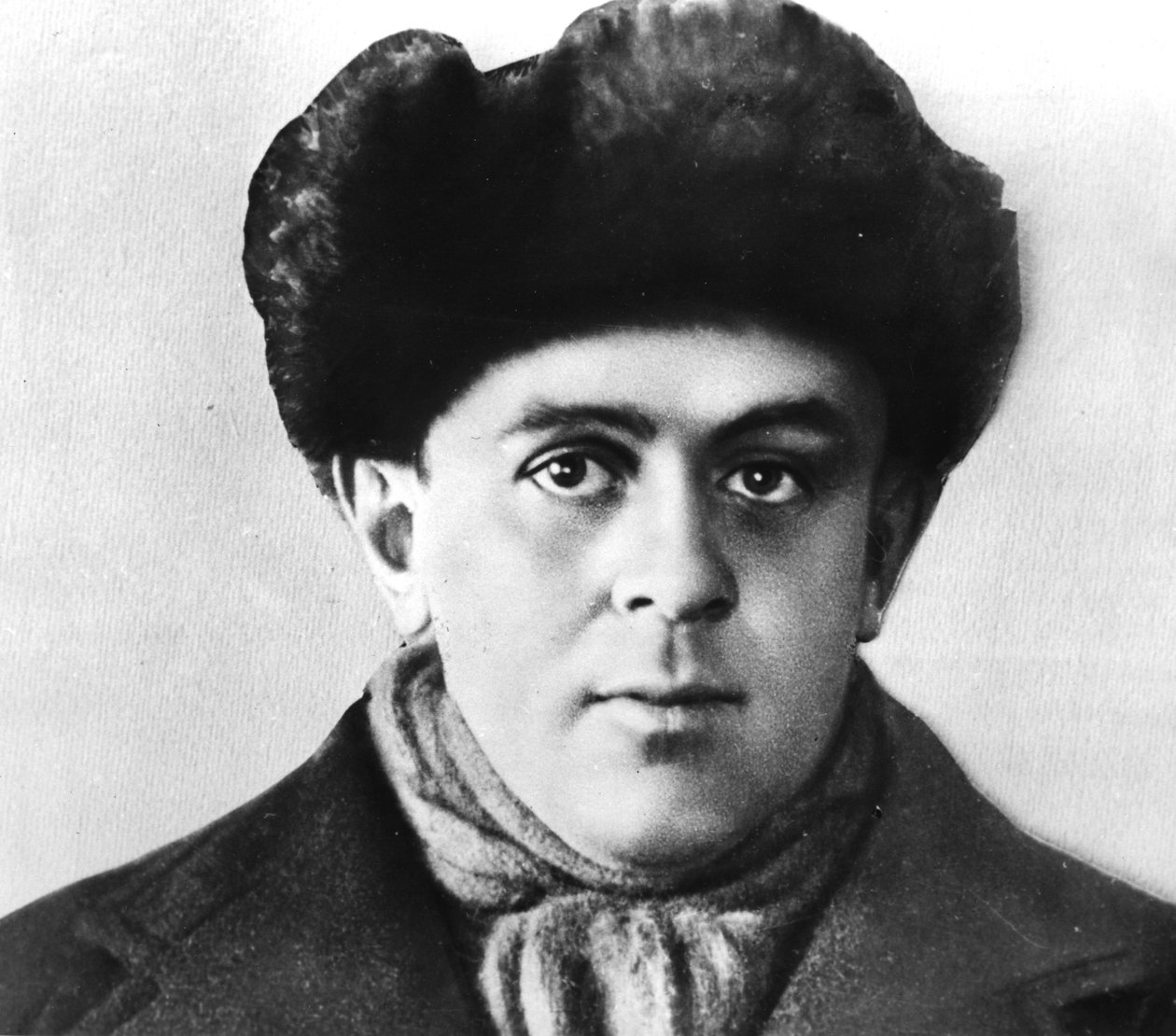 Amerikansk reporter, forfatter og revolutionær John Reed i Moskva, omkring 1917-18. af Unknown