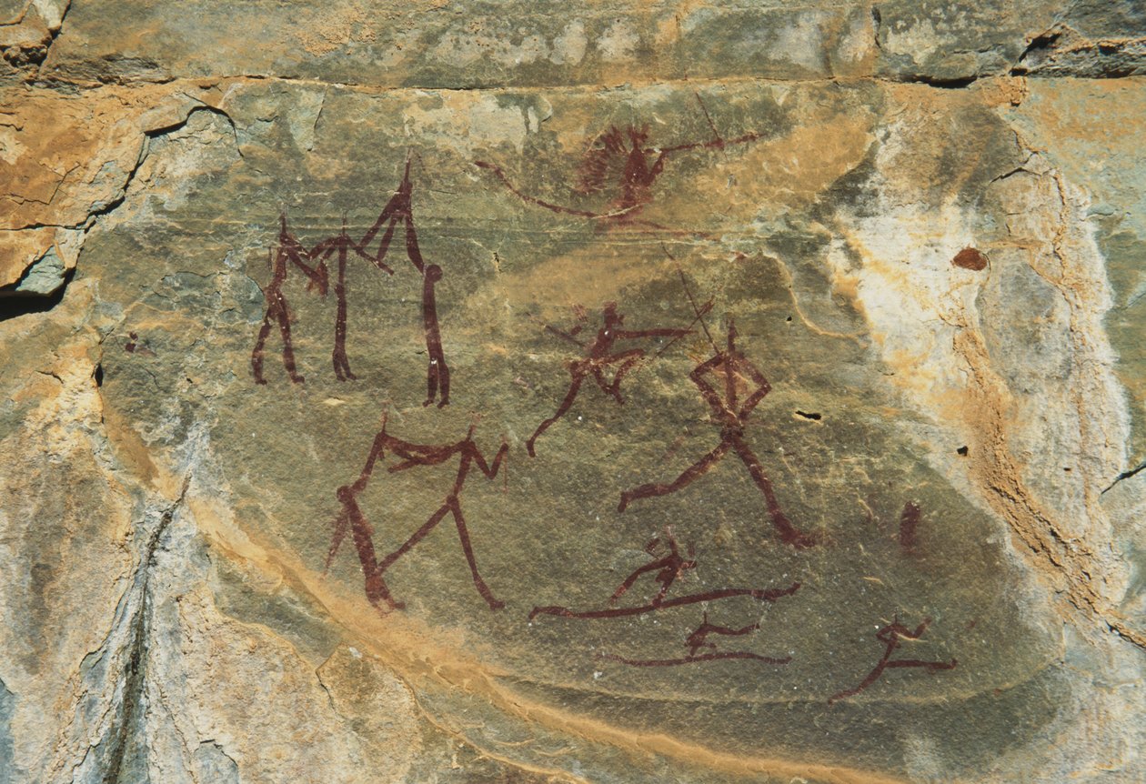 Bushman klippemaleri af Unknown