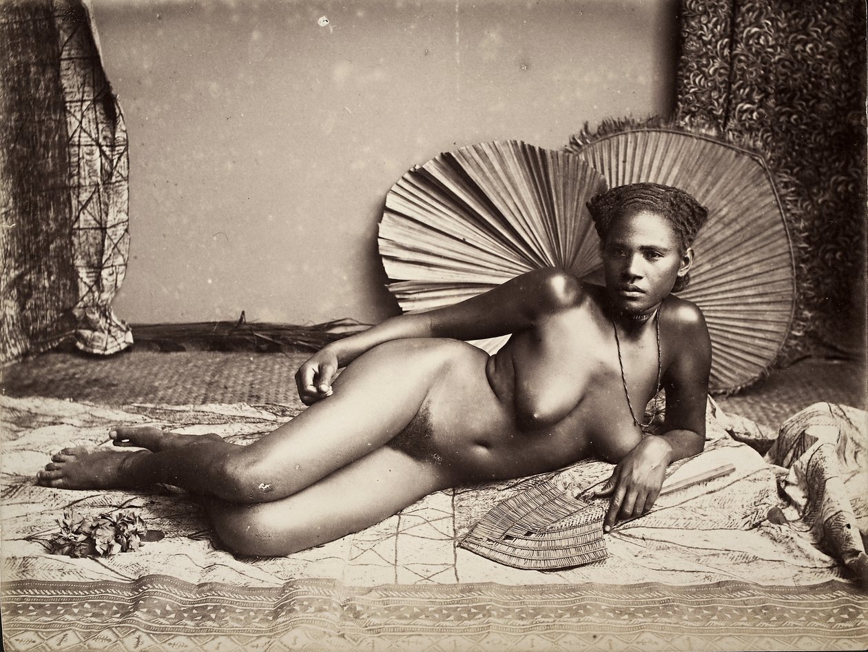 Fijian (albumin print) af Unknown