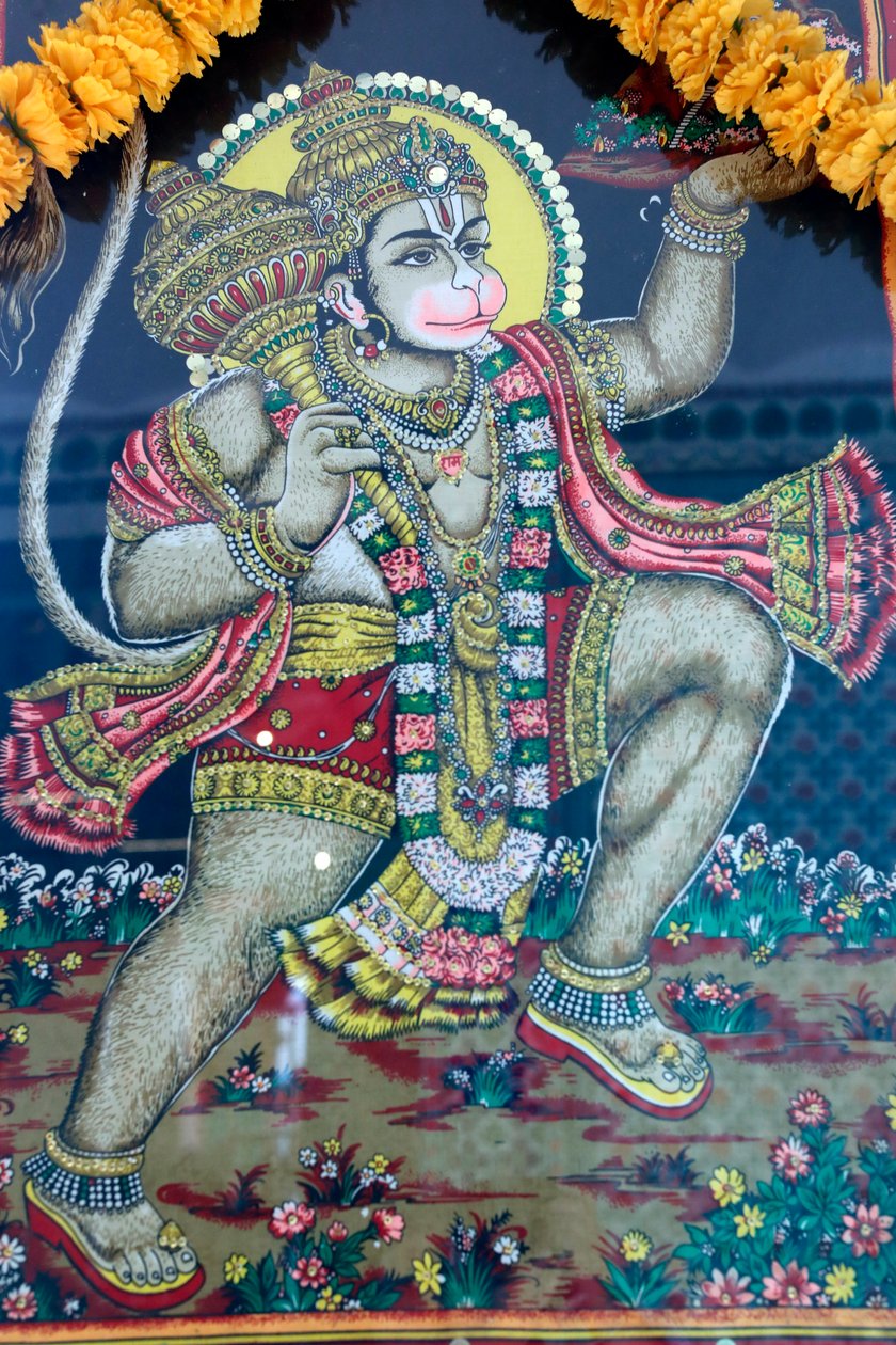 Hanuman, Sri Thenday Yutthapani-templet, Ho Chi Minh-byen, Vietnam af Unknown