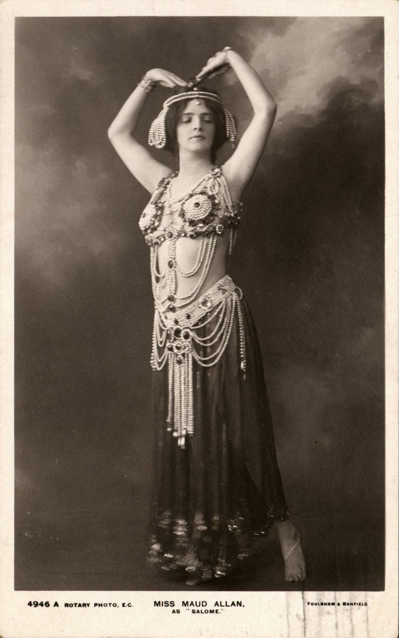 Miss Maud Allan som Salome af Unknown