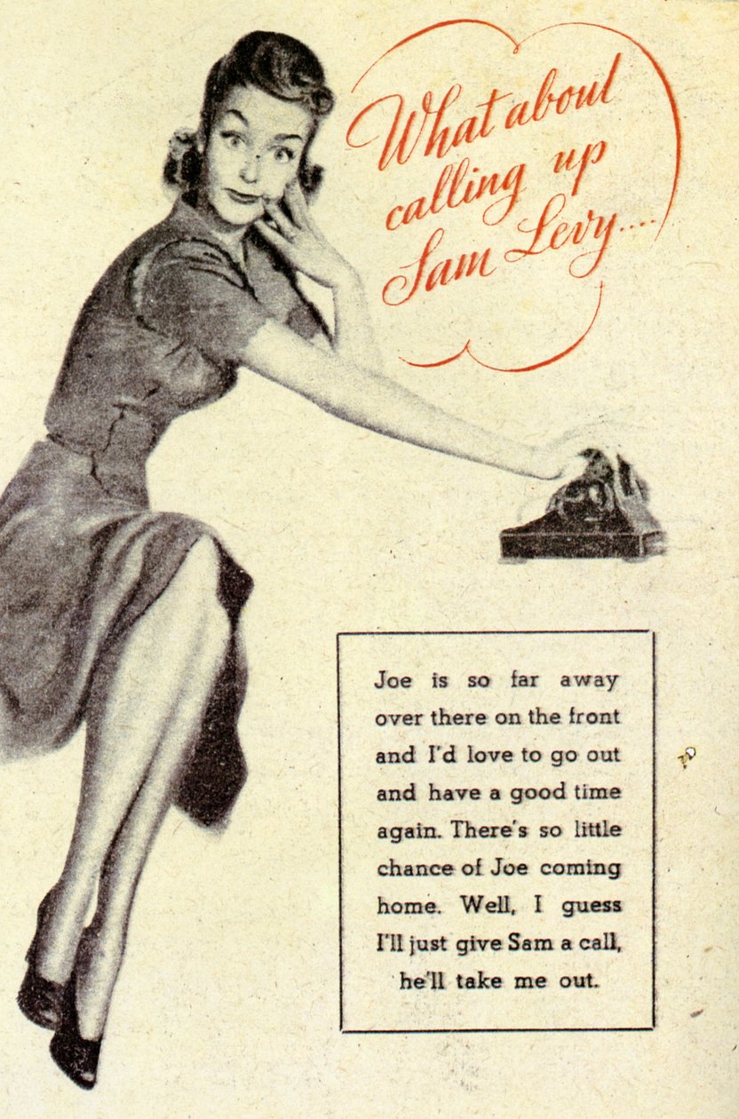 Propaganda. Hvad med at ringe til Sam Levy. 1940 af Unknown