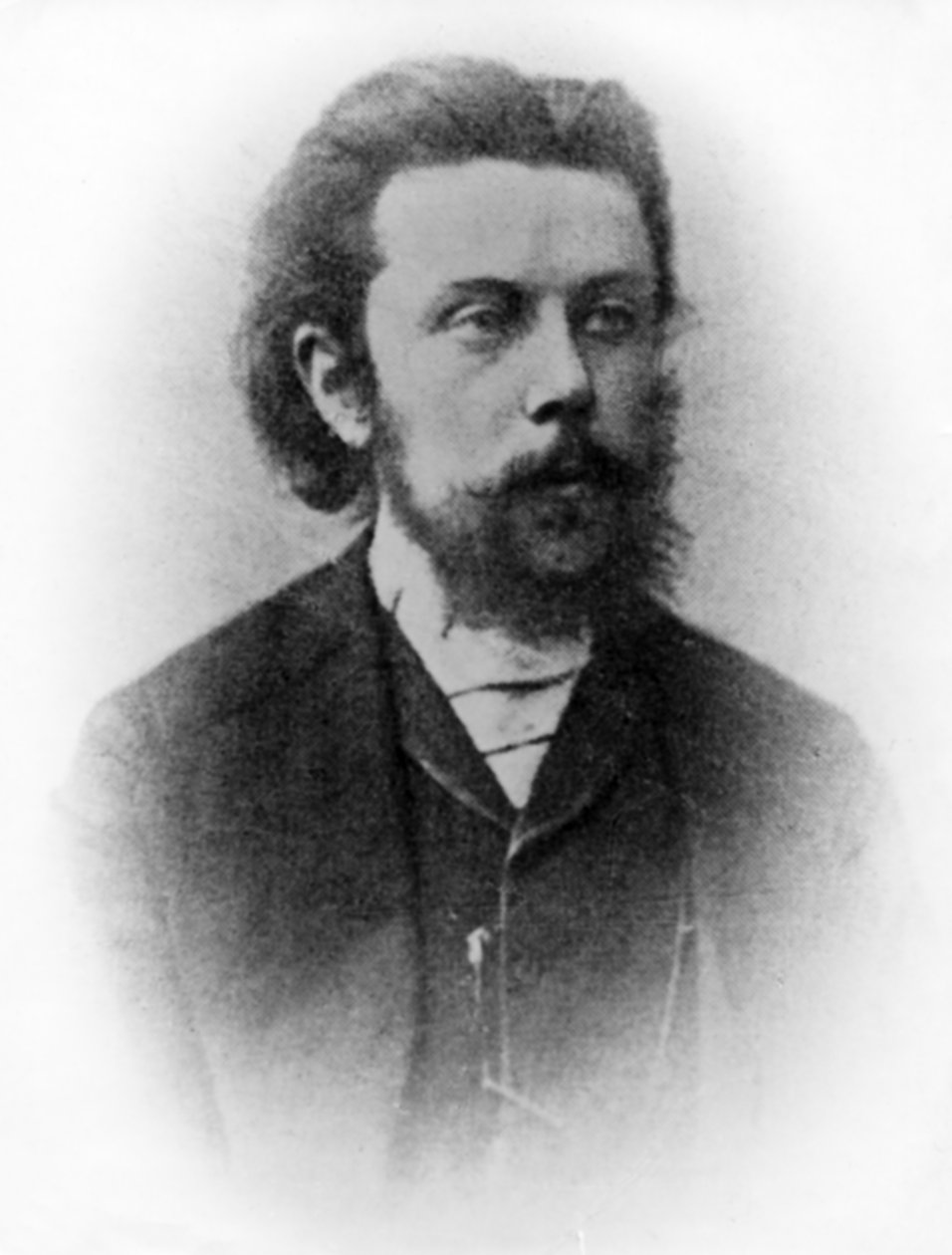 Den russiske komponist Modest Mussorgsky (1835-1881). af Unknown