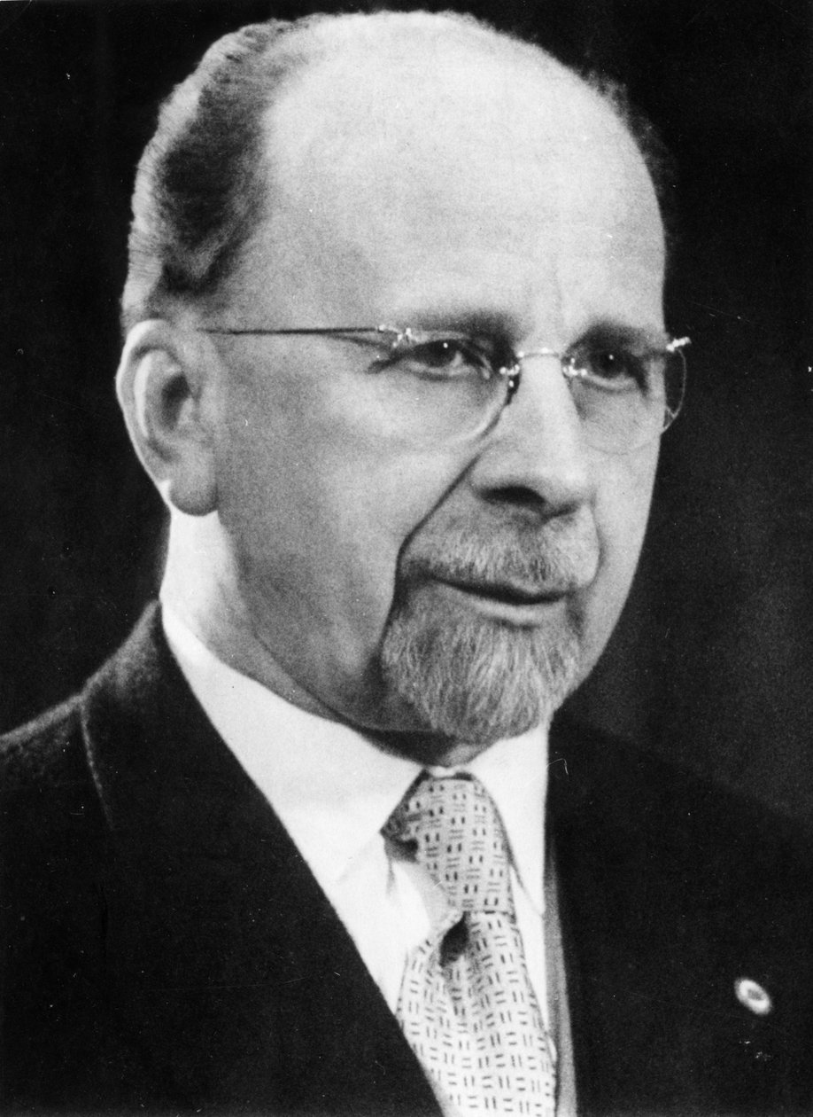 Walter Ulbricht, formand for Gdr-statsrådet og førstesekretær for centralkomiteen for det tyske socialistiske enhedsparti (Sed), 1961. af Unknown