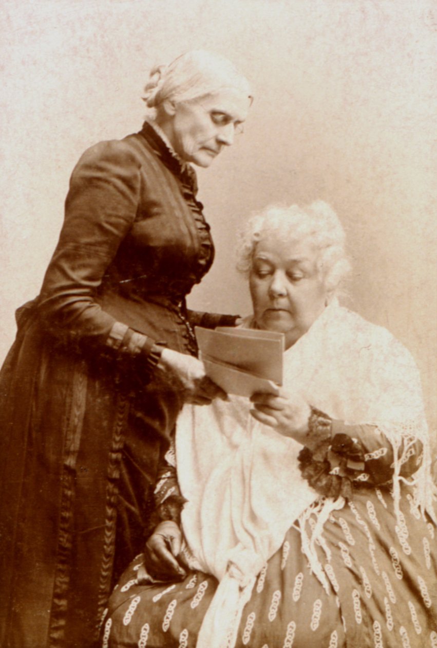 Elizabeth Cady Stanton (1815-1902) og Susan B. Anthony (1820-1906) ca. 1880 af American Photographer