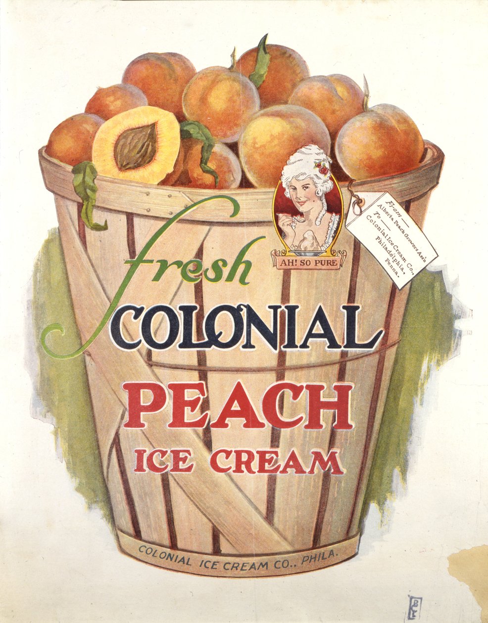 Frisk Colonial Peach Ice Cream, Ah, så ren! af American School