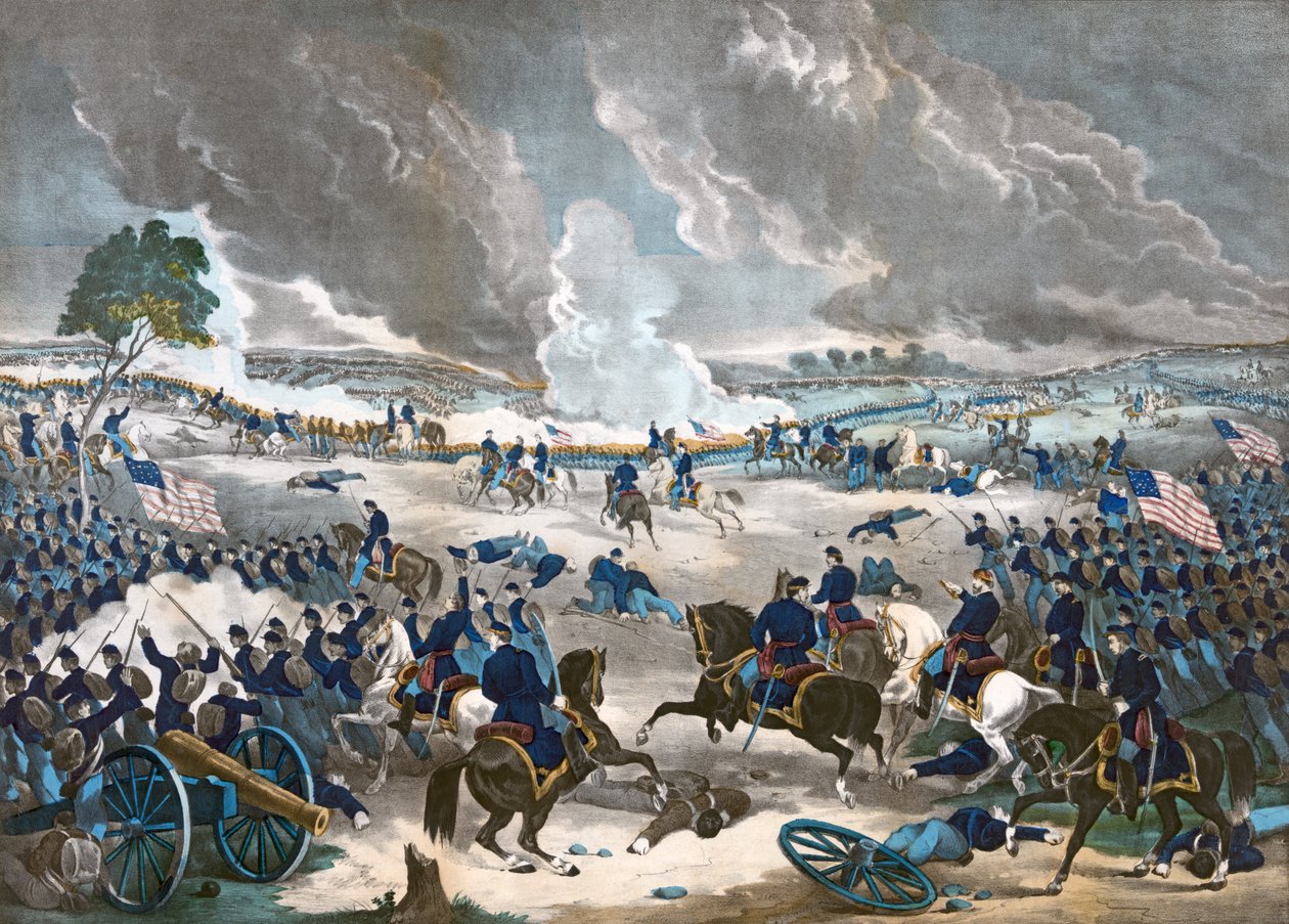 Slaget ved Gettysburg, udg. 1867 af American School