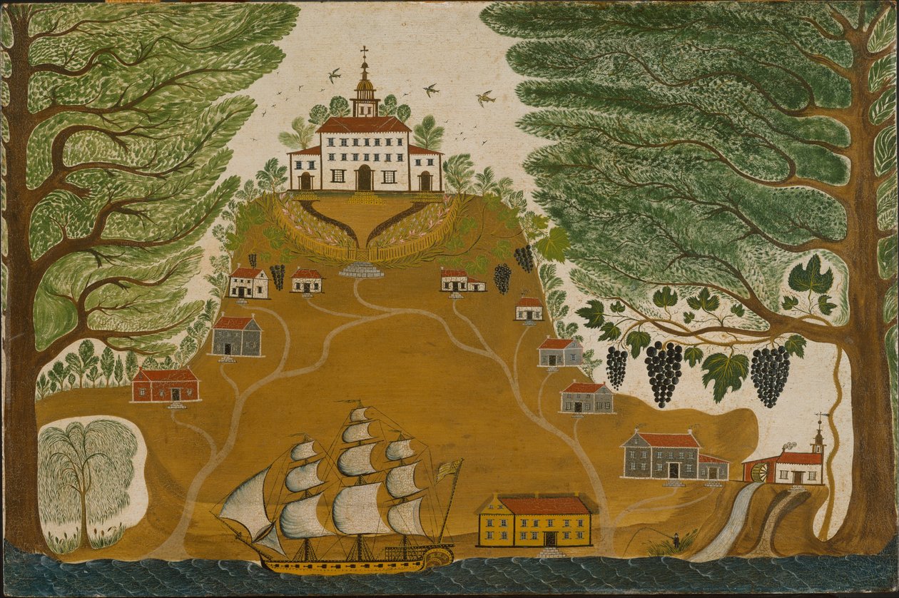 Plantagen, c.1825 af American School