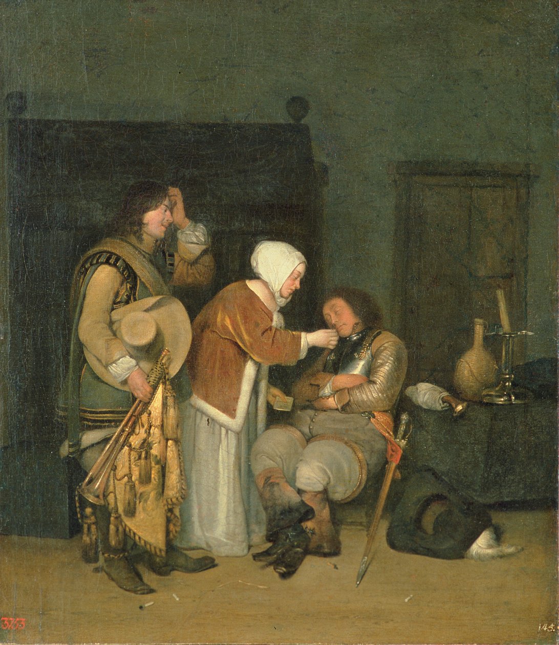 Brev til en sovende soldat af Dutch School