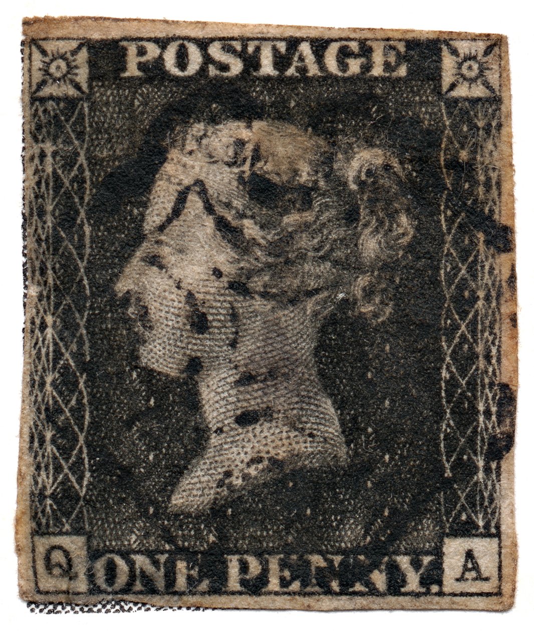 Penny Black c. 1840 (frimærke) af English School
