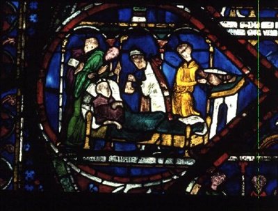 Scene fra livet af St. Thomas a Becket, Trinity Chapel Windows, c.1220 af English School