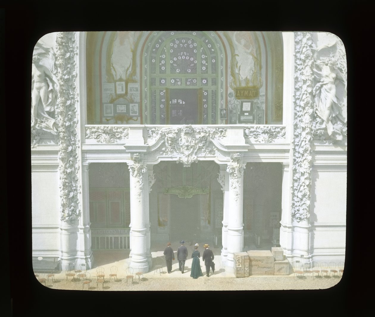 Paris-udstilling: Palace of Decorative Arts, Paris, Frankrig, 1900 (lanternerutsjebane) af French Photographer