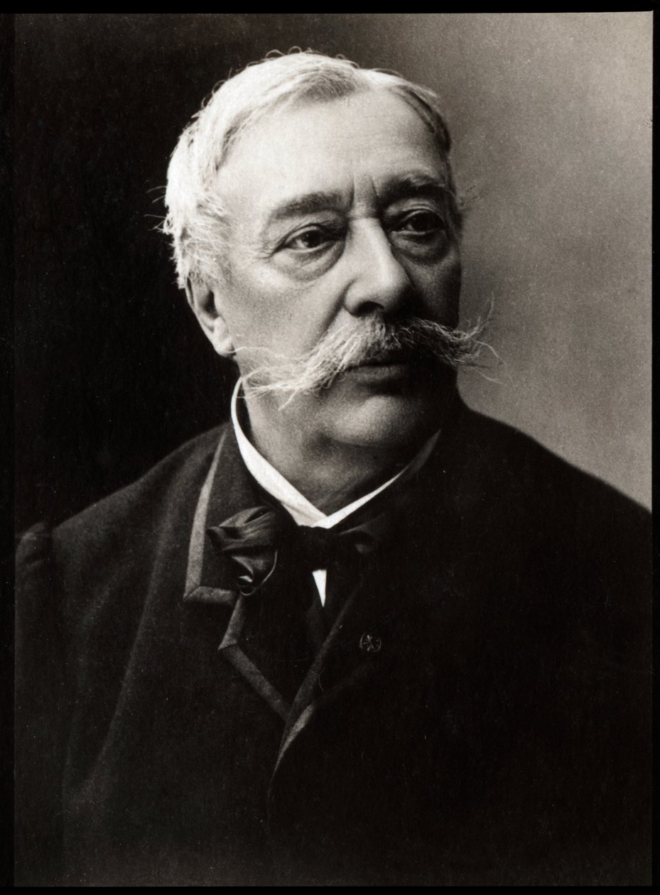 Portræt af Alfred Stevens (1823-1906), fransk maler. af French Photographer