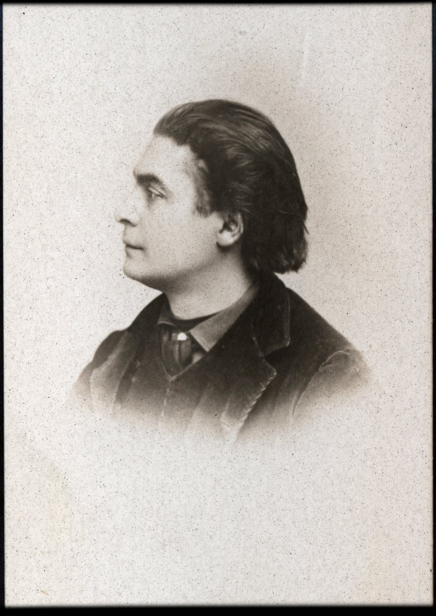 Portræt af Aristide Bruant (1851-1925), fransk kabaretsangerinde, komiker og natklubejer. af French Photographer