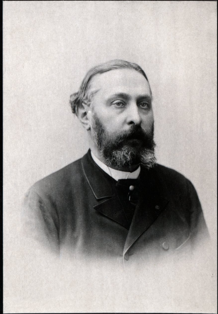 Portræt af Armand Sully Prudhomme (1839-1907), fransk digter og essayist. af French Photographer