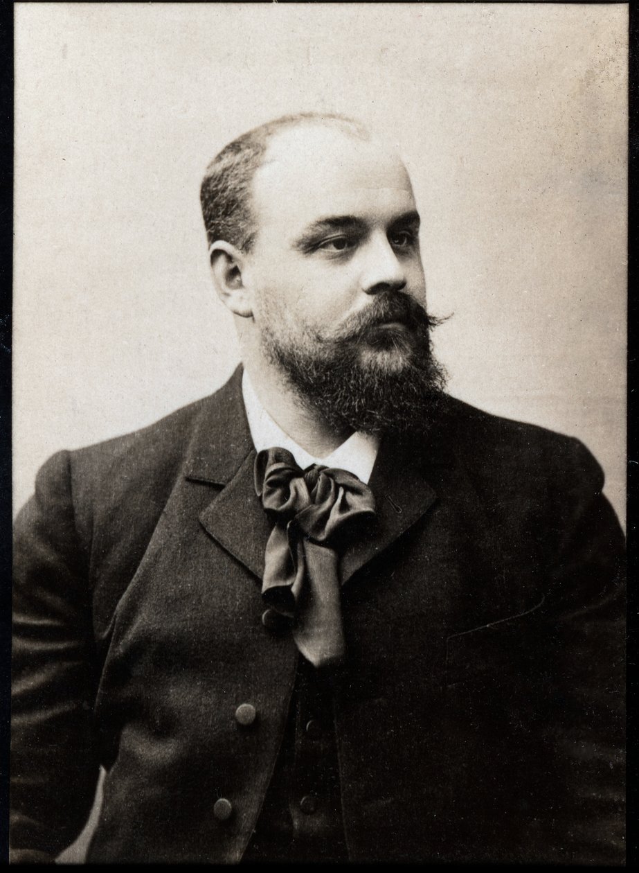 Portræt af Charles Causse (1862-1905), fransk forfatter. af French Photographer