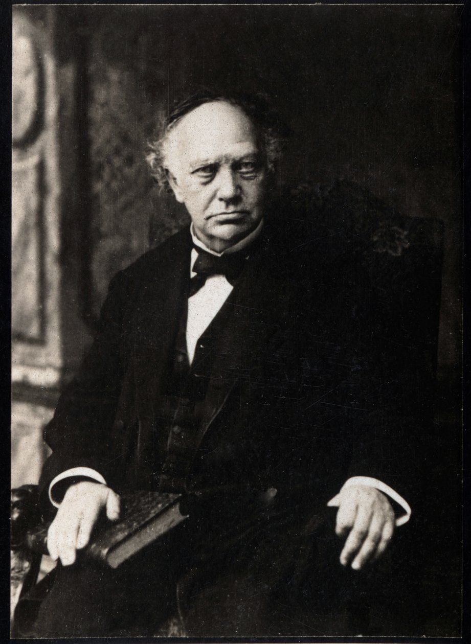 Portræt af Charles Hermite (1822 -1901), fransk matematiker. af French Photographer