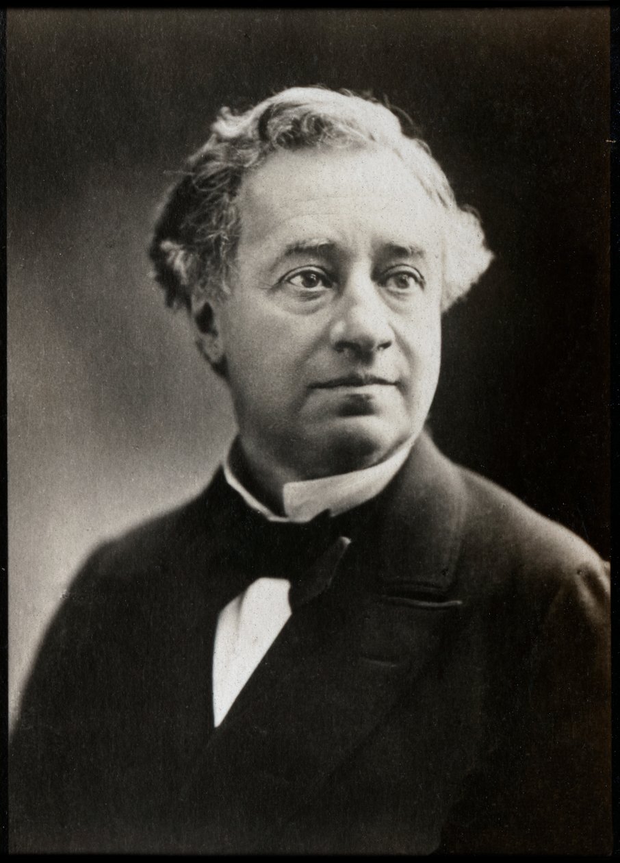 Portræt af Edmond Got (1822-1901), fransk skuespiller. af French Photographer