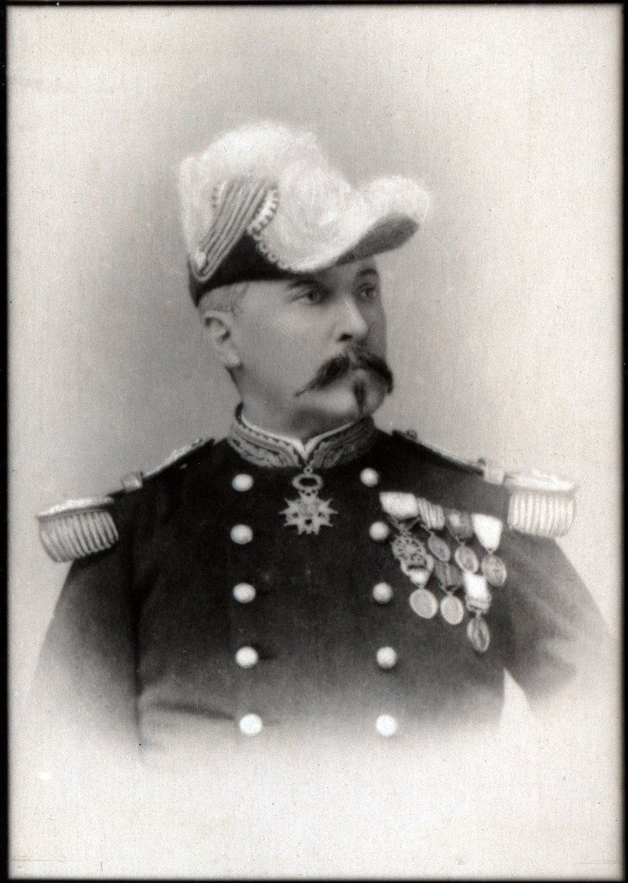 Portræt af Edouard Ferdinand Jamont (1831-1918), fransk general. af French Photographer