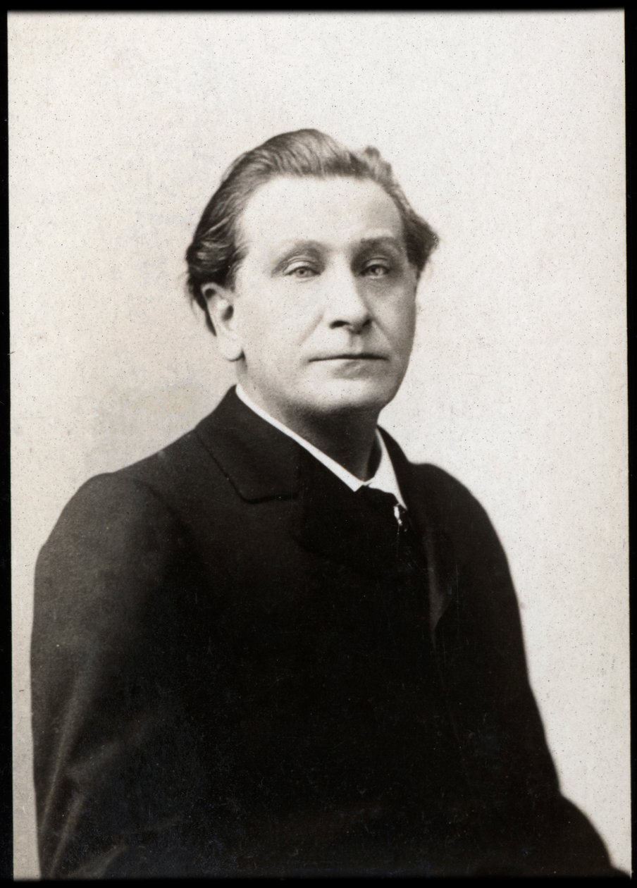 Portræt af Francois Coppee (1842-1908), fransk digter og romanforfatter. af French Photographer
