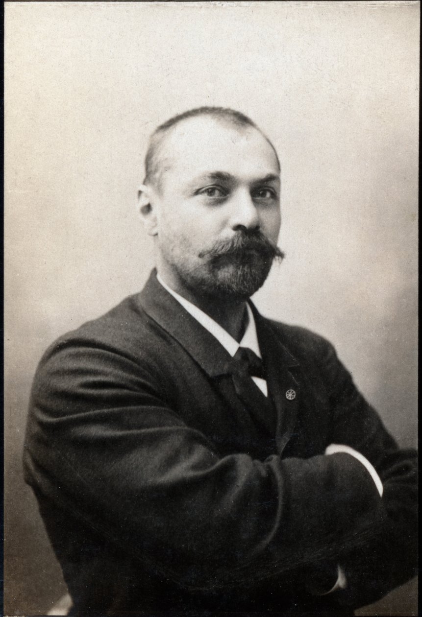 Portræt af Gabriel Bonvalot (1853-1933), fransk opdagelsesrejsende. af French Photographer